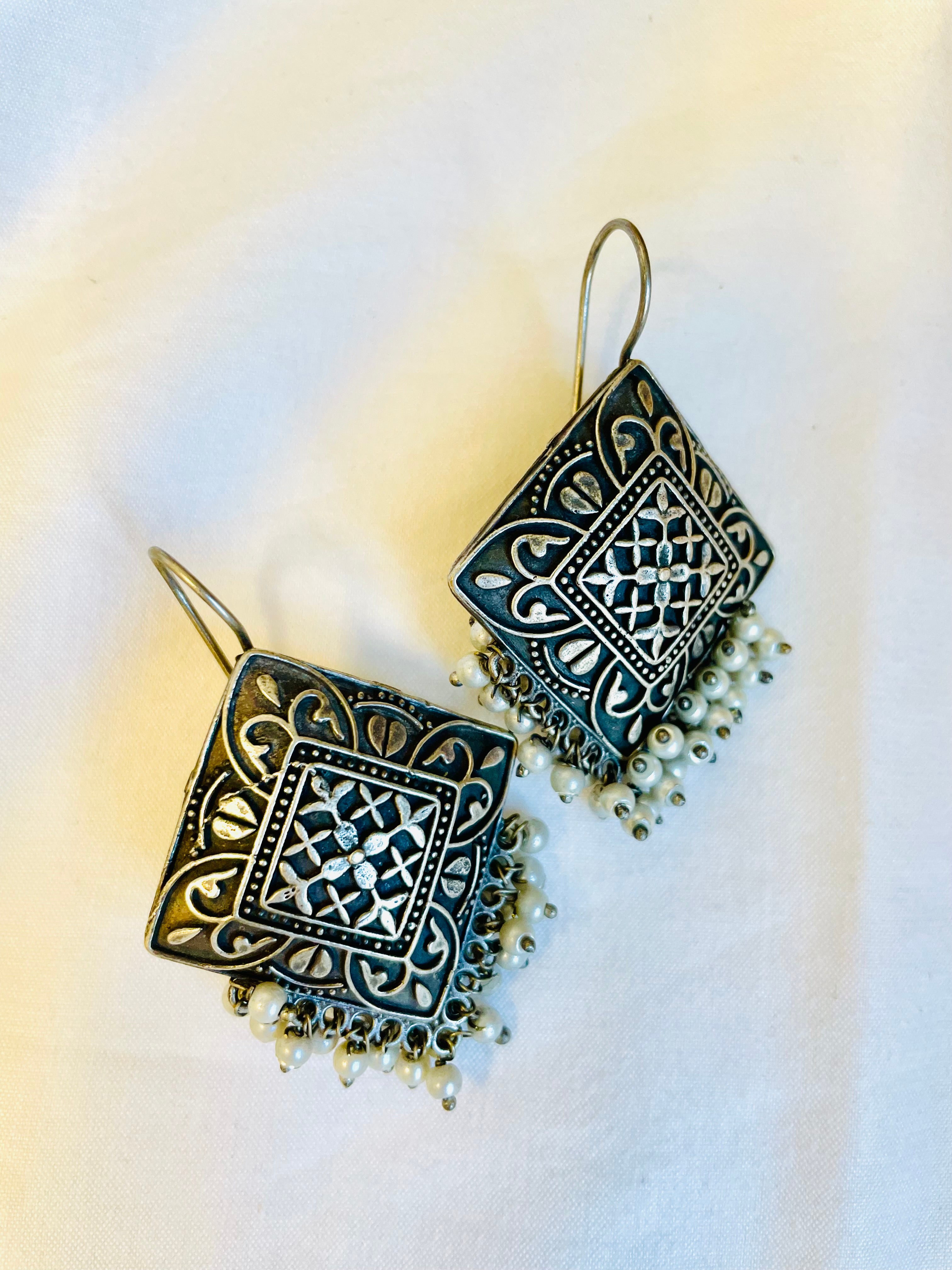 The Lozenge Jhumka