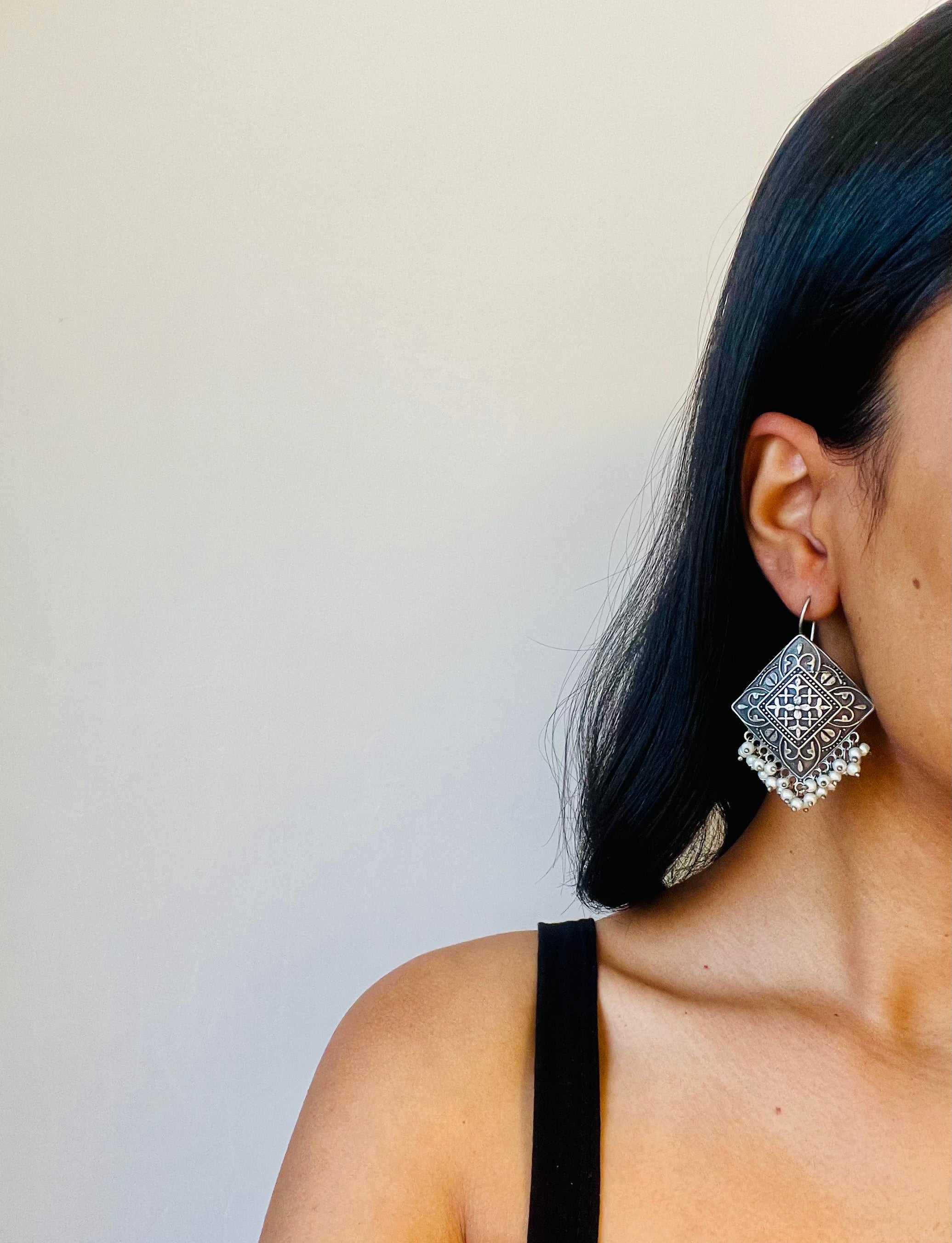 The Lozenge Jhumka